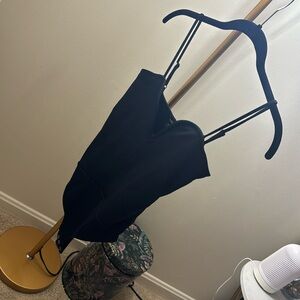 Express black wired v bodysuit